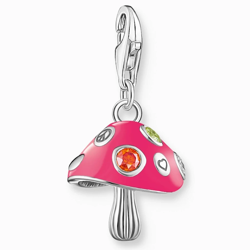 Thomas Sabo színes légyölő galóca charm - 2211-845-7