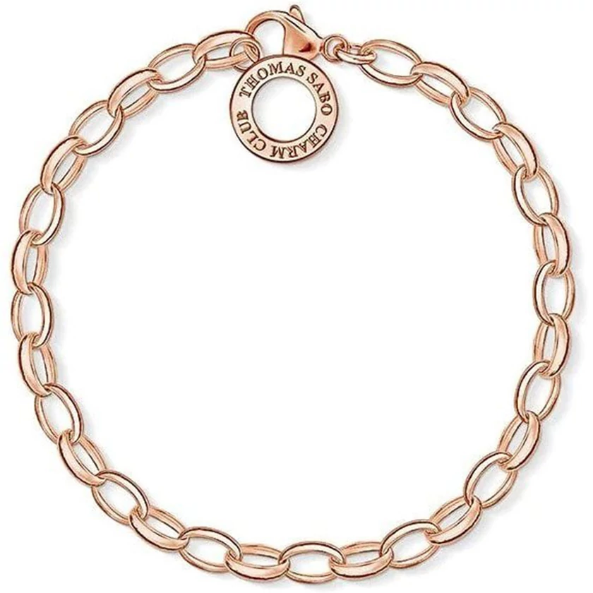 Thomas Sabo rozé arany karkötő  - A1116-415-12-M