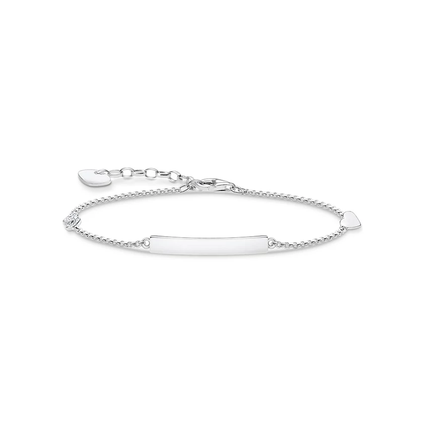 Thomas Sabo karkötő téglalap alakú medállal - A1976-051-14-L19V