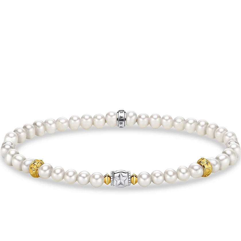 Thomas Sabo gyöngyös női karkötő  - A1979-430-14-L15,5