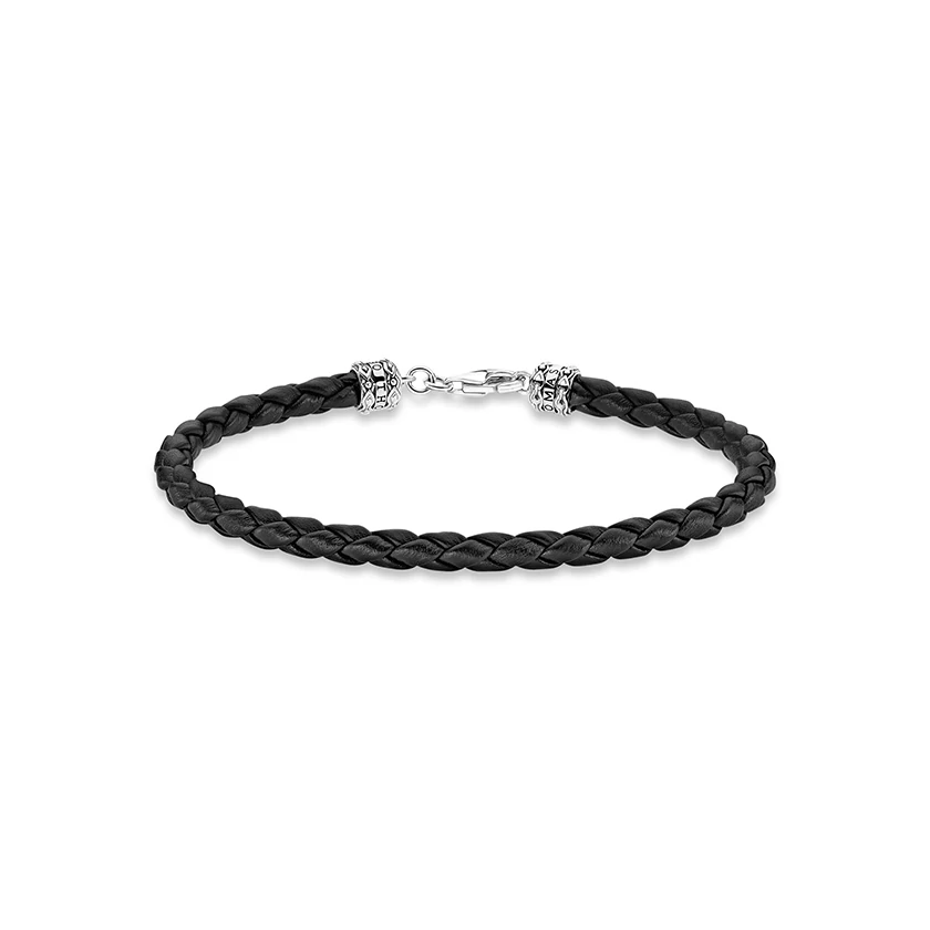 Thomas Sabo fekete bőr karkötő - A2011-682-11-L17