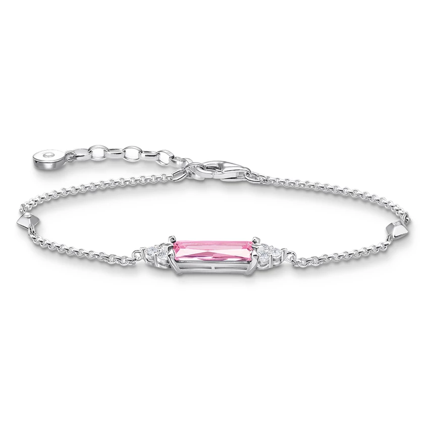 Thomas Sabo rózsaszín köves karkötő - A2018-051-9-L19V
