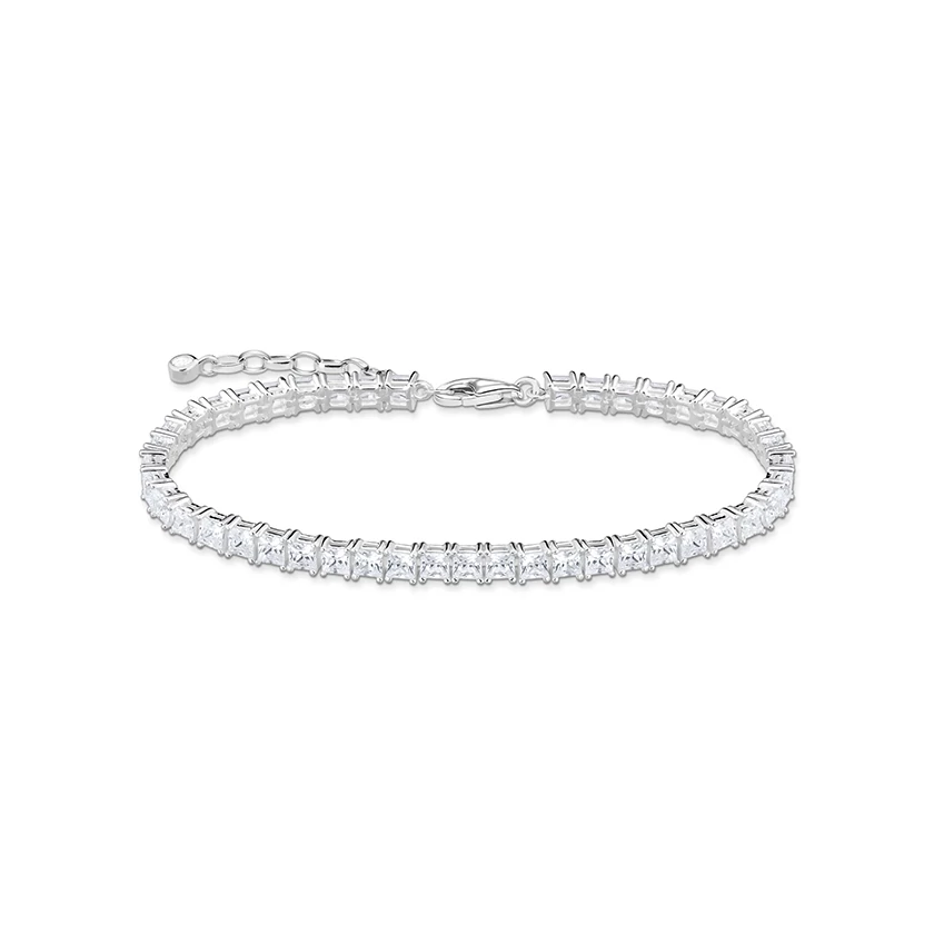 Thomas Sabo tenisz karkötő fehér kövekkel - A2029-051-14-L19V