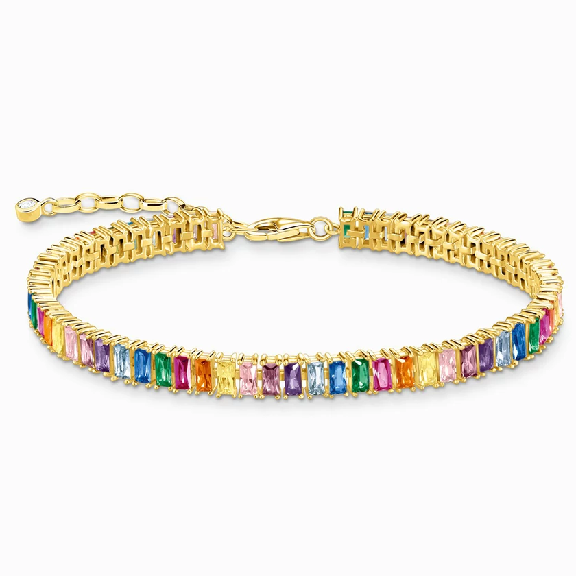 Thomas Sabo tenisz karkötő színes kövekkel - A2030-073-7-L19V