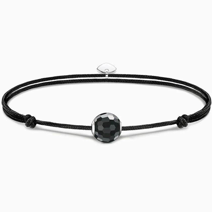 Thomas Sabo fazettált obszidián Karma karkötő - A2103-172-11