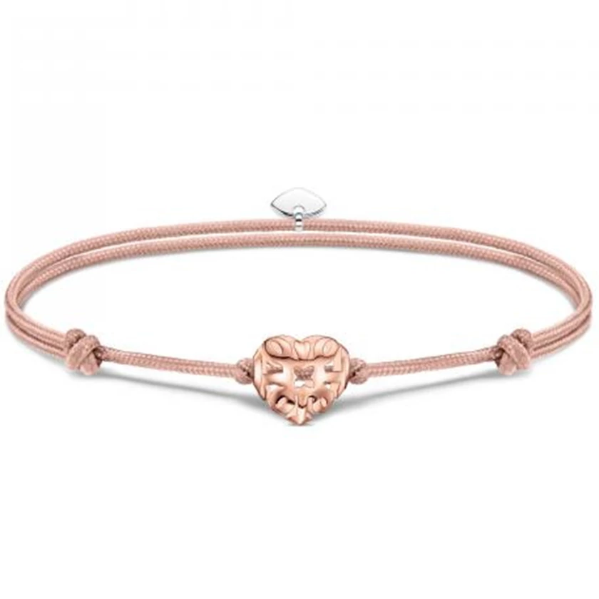 Thomas Sabo rozéarany szív Karma karkötő - A2123-597-40