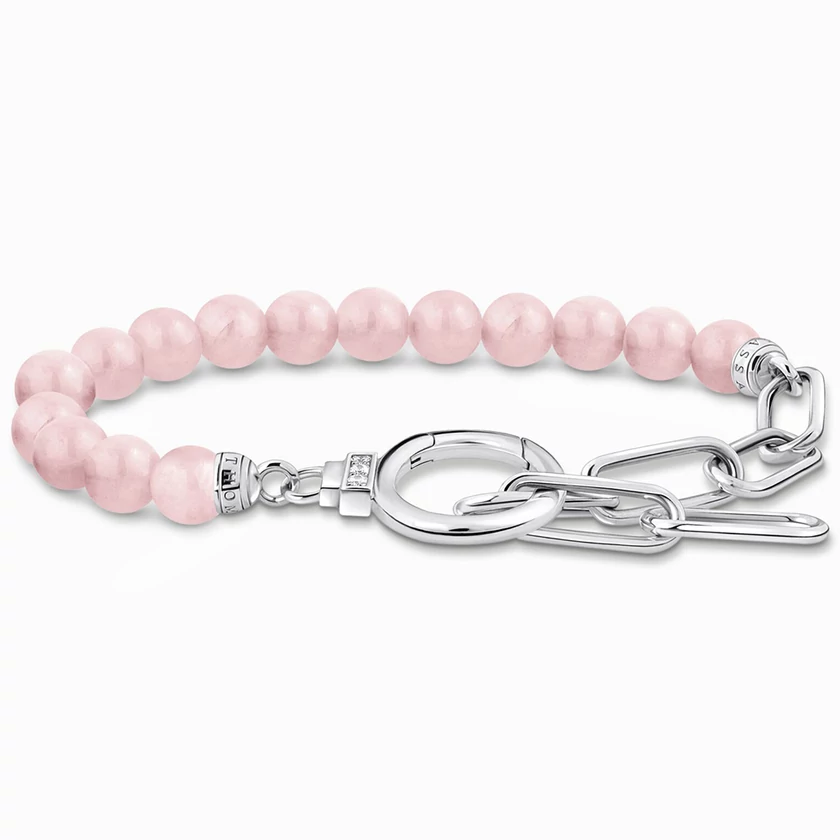 Thomas Sabo rózsakvarc karkötő - A2134-035-9-L19V