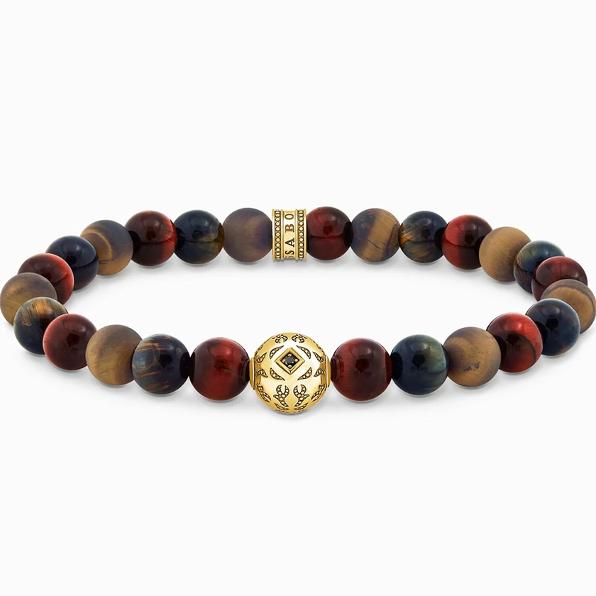 Thomas Sabo Tigrisszem férfi karkötő - A2145-324-2-L16