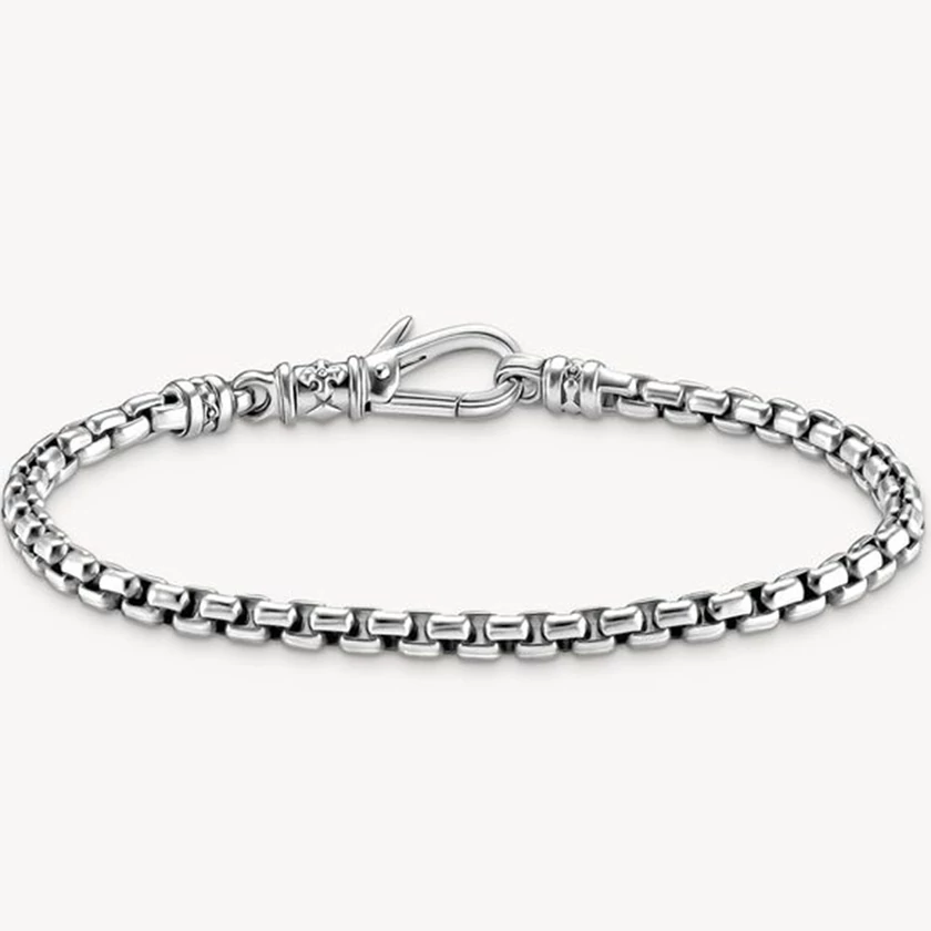 Thomas Sabo ezüst velencei kockaláncos karkötő - A2186-637-21