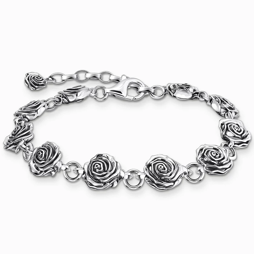 Thomas Sabo ezüst rózsák unisex karkötő - A2197-637-21-L19V
