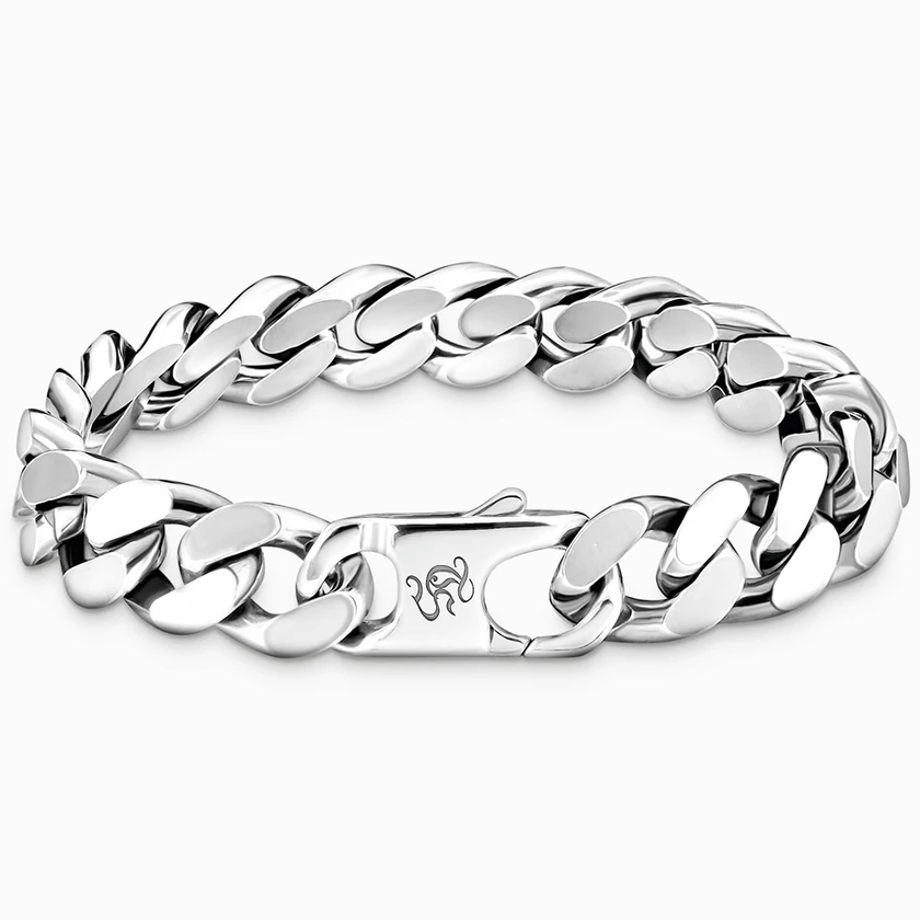 Thomas Sabo ezüst 12 mm láncszemes férfi karkötő - A2199-637-21-L18