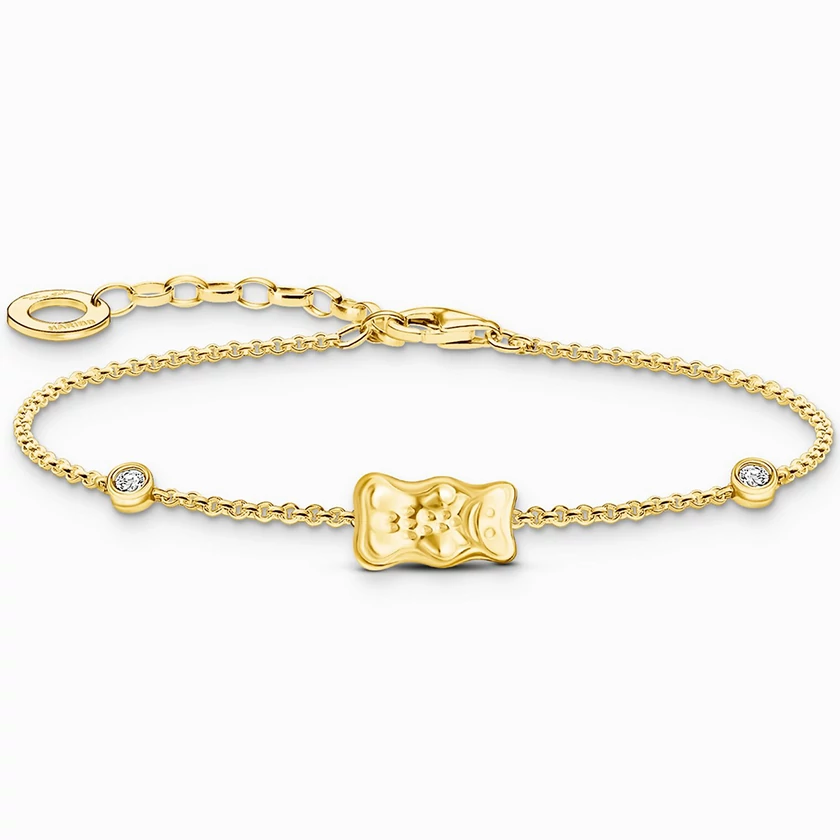 Thomas Sabo x HARIBO sárga arany gumimaci karkötő - A2203-414-39-L19V
