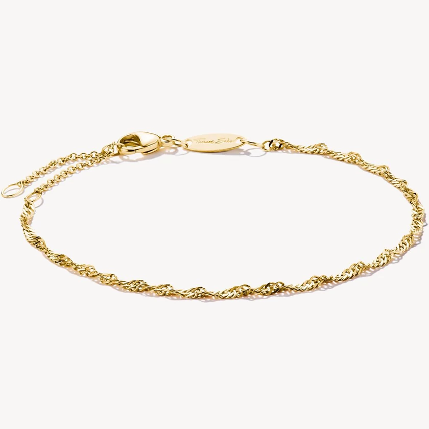 Thomas Sabo Szingapúr aranyozott karkötő - A2208-413-39-L19V