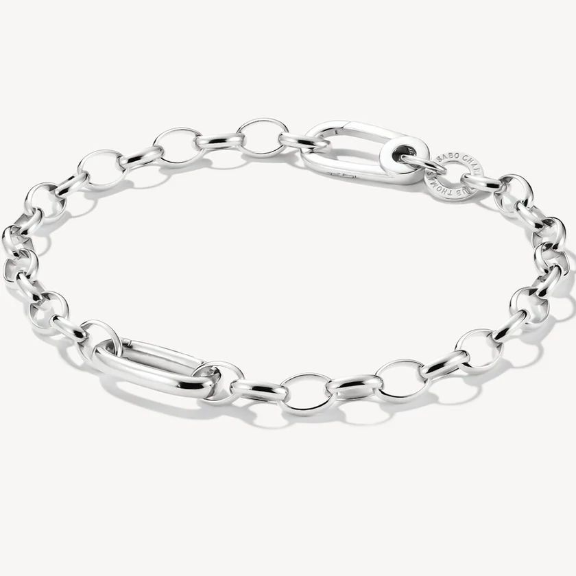 Thomas Sabo Connect Link ezüst charmgyűjtő karkötő nyitható láncszemmel - C1202-001-21-L17