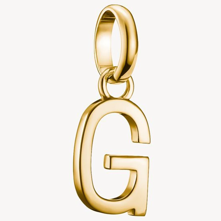 Thomas Sabo Connect sárga arany "G" betű charm - CC1213-413-39