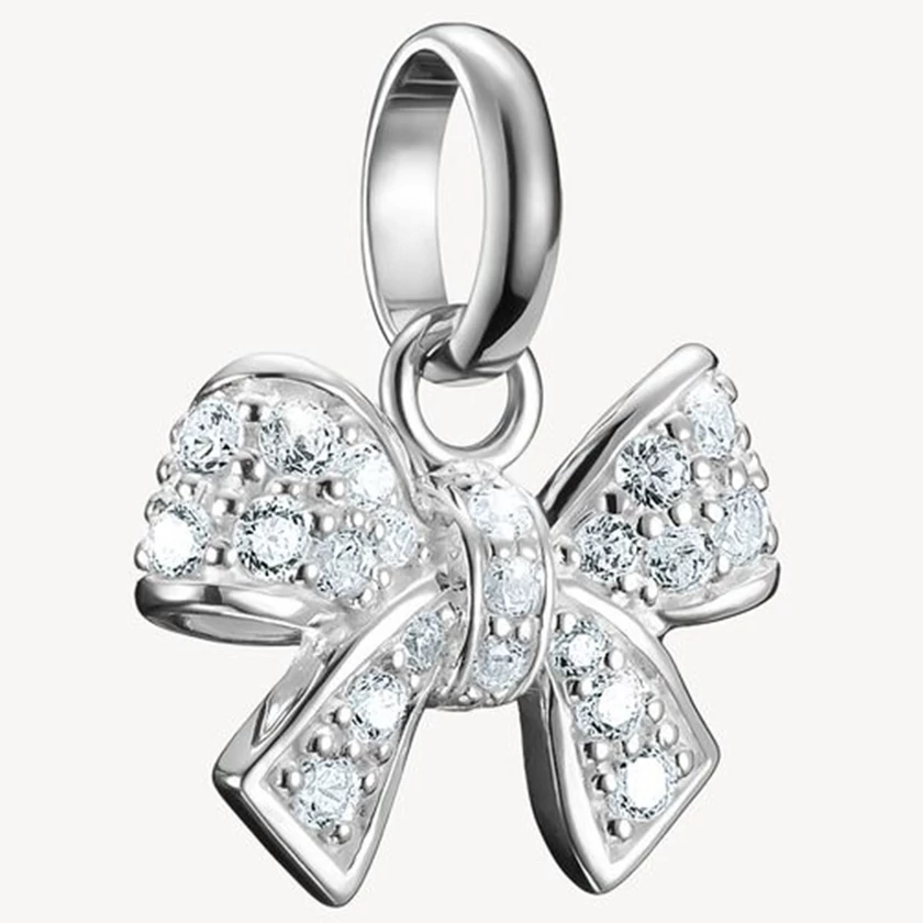 Thomas Sabo Connect cirkónia köves ezüst masni charm - CC1235-051-14