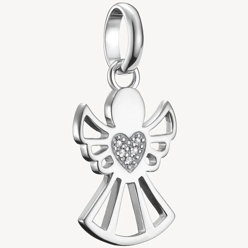 Thomas Sabo Connect cirkónia köves ezüst angyal charm - CC1242-051-14