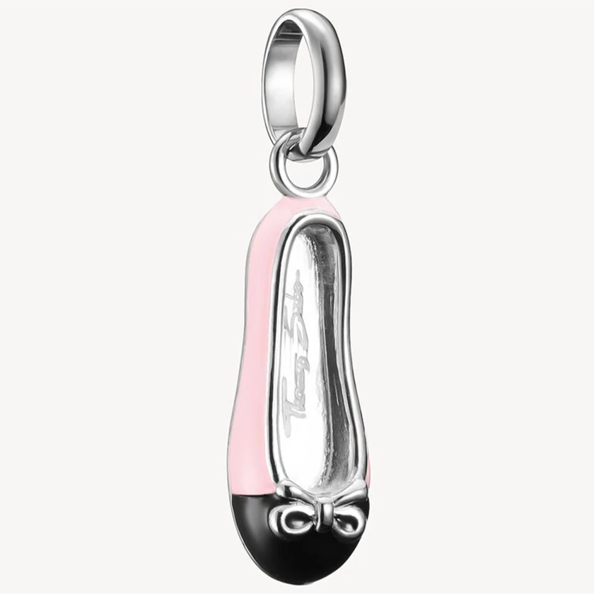 Thomas Sabo Connect ezüst rózsaszín balerina cipő charm - CC1245-007-9