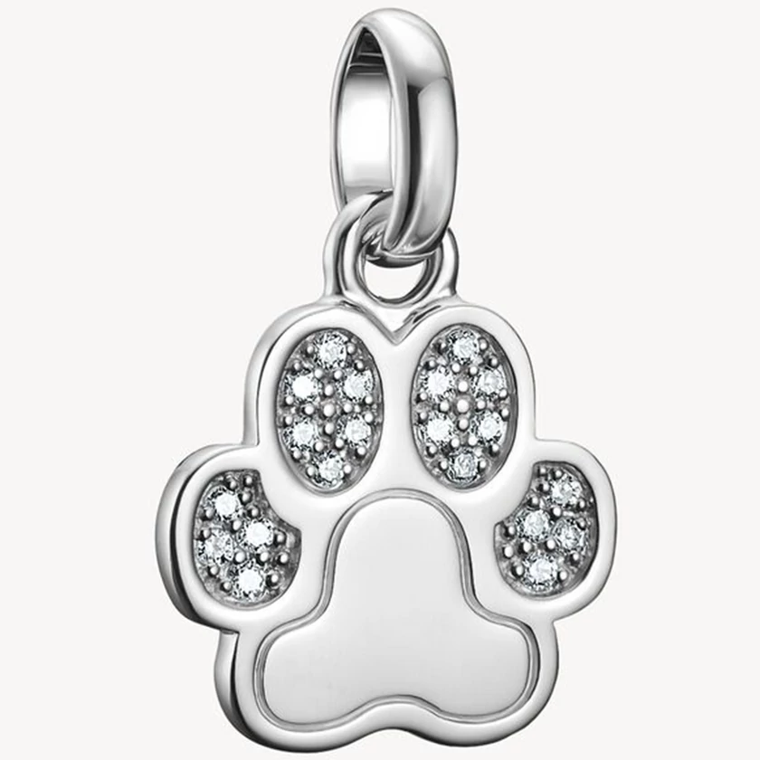 Thomas Sabo Connect cirkónia köves ezüst tappancs charm - CC1259-051-14