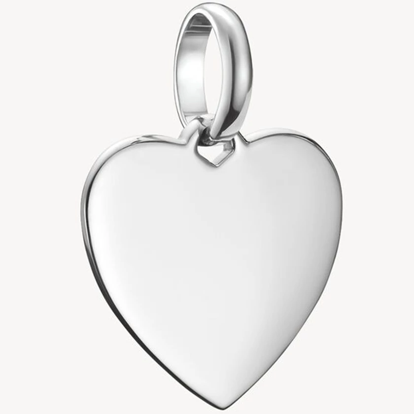 Thomas Sabo Connect gravírozható, szív alakú ezüst charm - CC1272-001-21