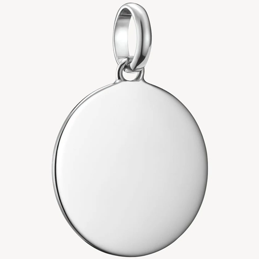 Thomas Sabo Connect gravírozható, kör alakú ezüst charm - CC1273-001-21