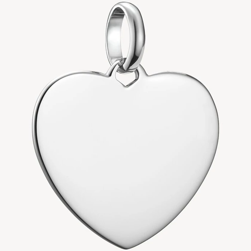 Thomas Sabo Connect gravírozható, szív alakú ezüst charm - CC1274-001-21