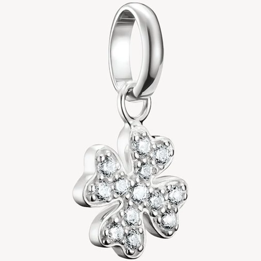 Thomas Sabo Connect cirkónia köves ezüst négylevelű lóhere charm - CC1281-051-14