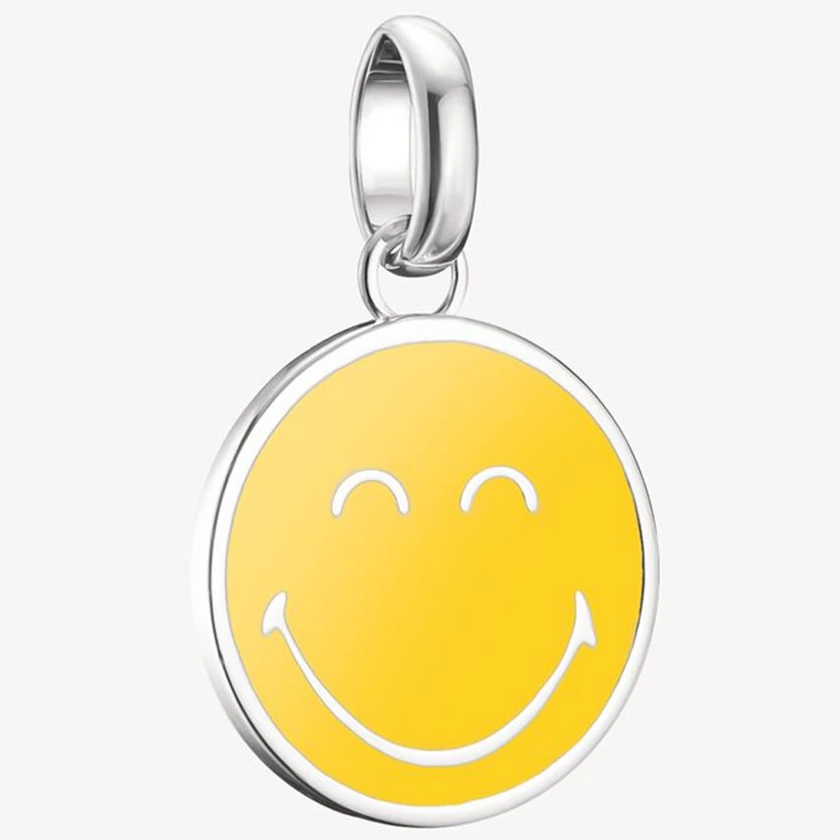 Thomas Sabo Connect SMILEYWORLD® sárga mosolygós emoji charm - CC1289-664-4