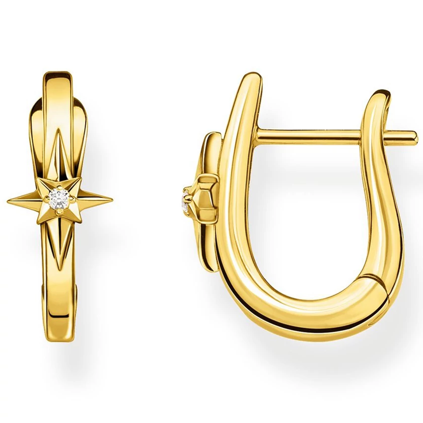 Thomas Sabo sárga arany színű csillagos fülbevaló - CR654-414-39