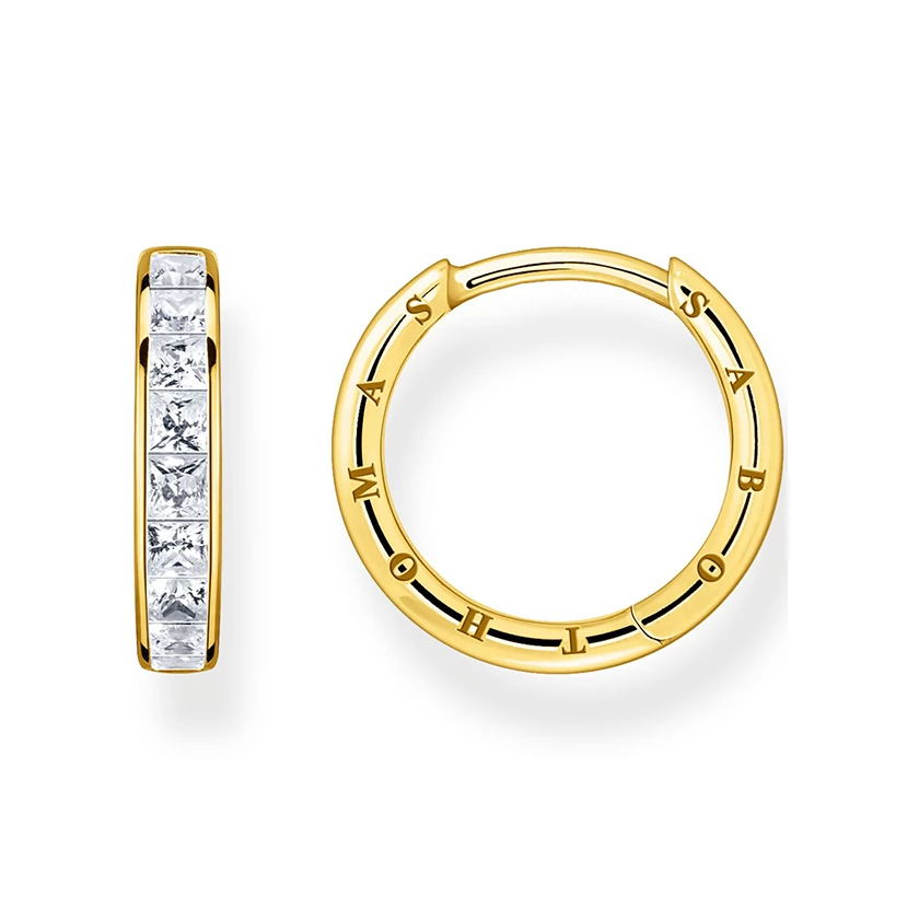 Thomas Sabo pavé karika fülbevaló - CR668-414-14