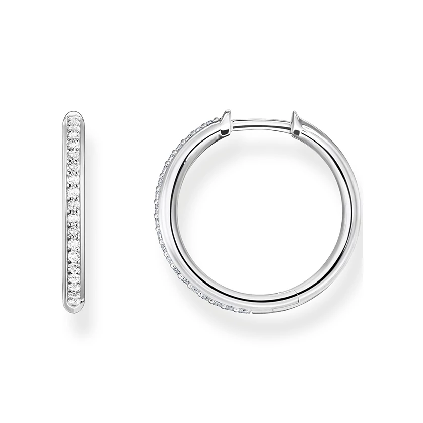 Thomas Sabo pavé karika fülbevaló - CR673-051-14