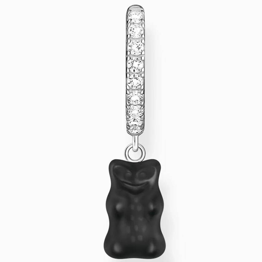 Thomas Sabo x HARIBO fekete gumimaci fél pár karika fülbevaló - CR726-052-11