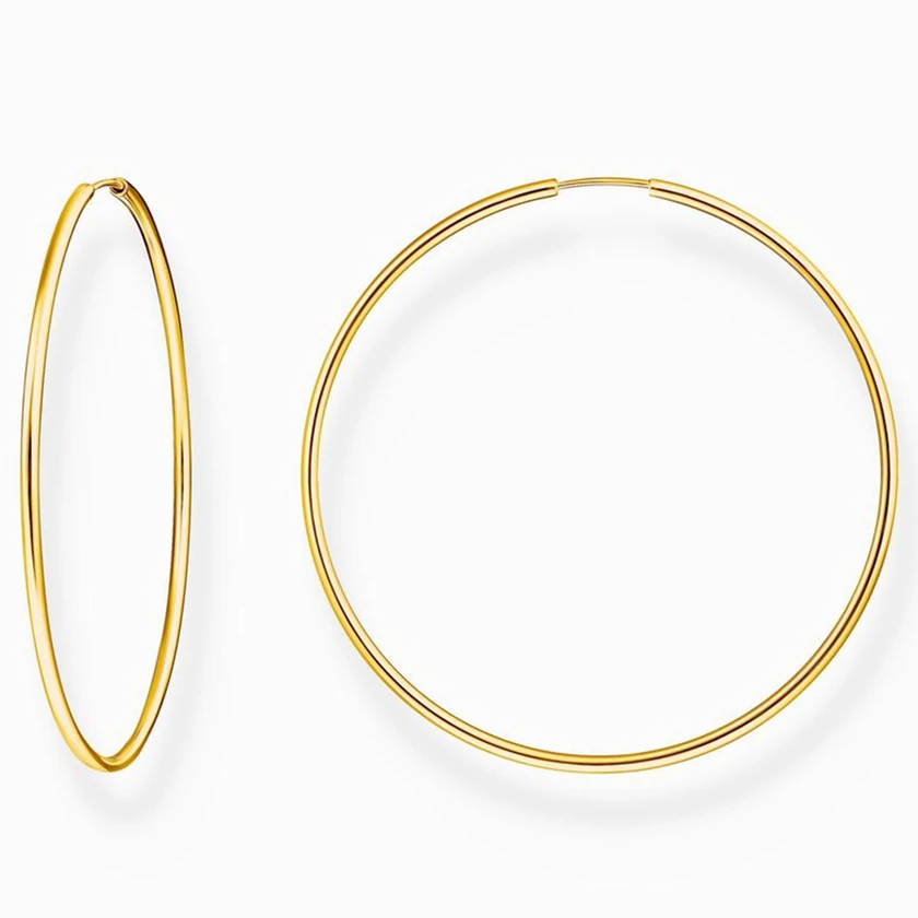 Thomas Sabo aranyozott karika fülbevaló 60 mm - CR729-413-39