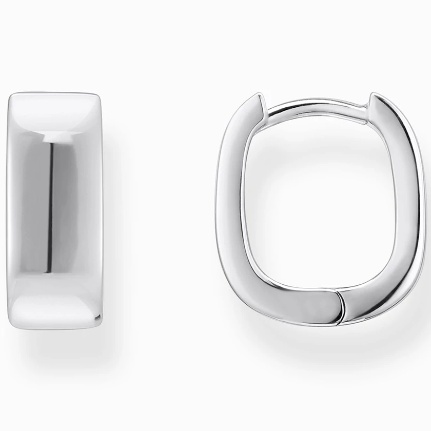 Thomas Sabo ezüst szögletes trapéz karika fülbevaló - CR743-001-21