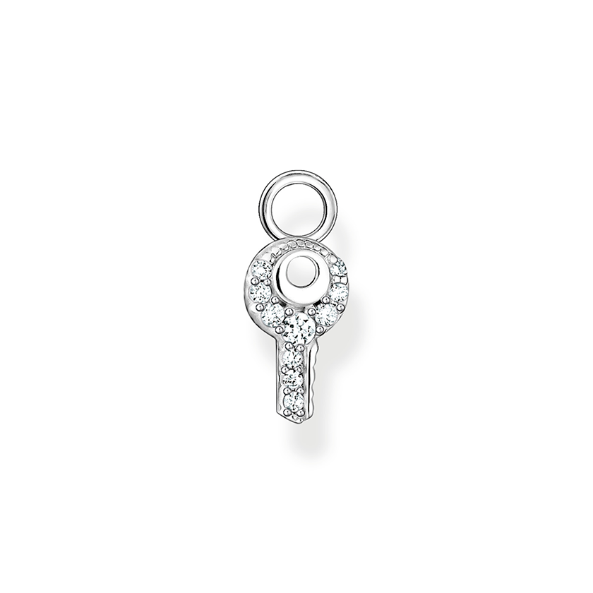 Thomas Sabo ezüst kulcs fülbevaló medál - EP015-051-14