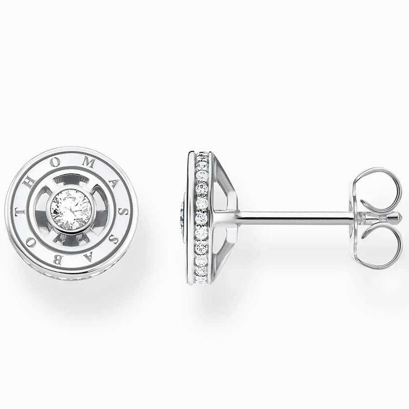 Thomas Sabo áttetsző cirkónia köves ezüst fülbevaló - H2062-051-14