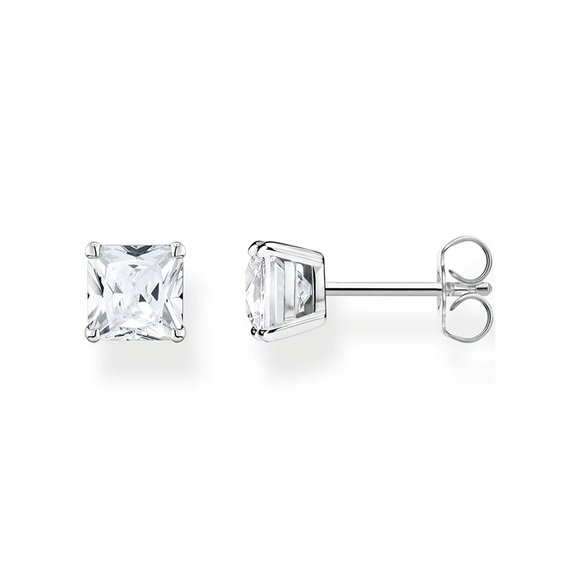 Thomas Sabo fülbevaló fehér kővel - H2174-051-14