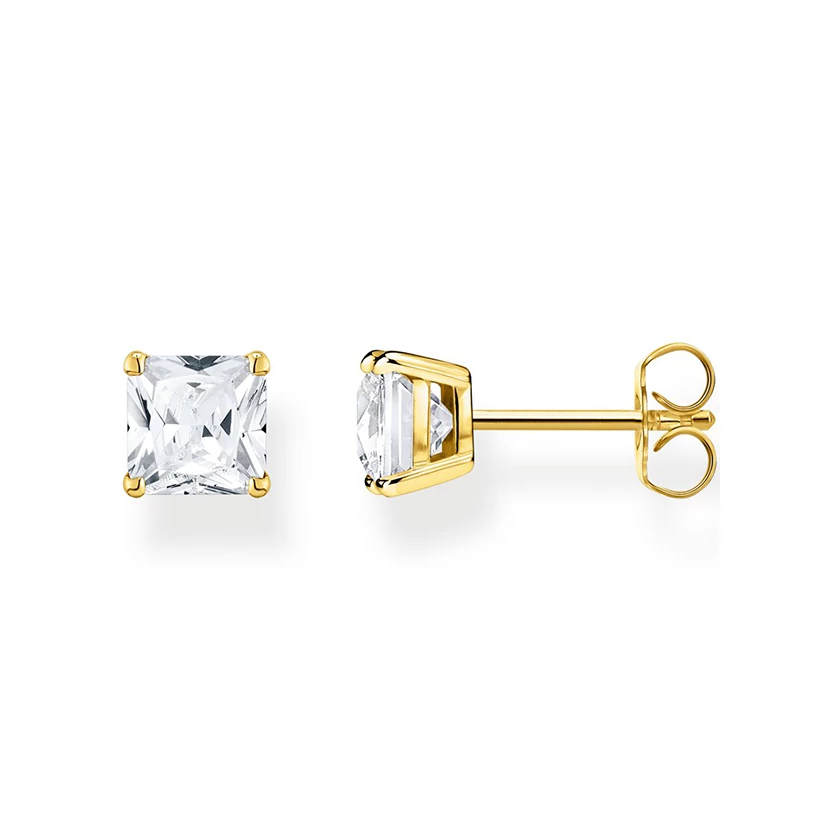 Thomas Sabo fülbevaló fehér kővel - H2174-414-14