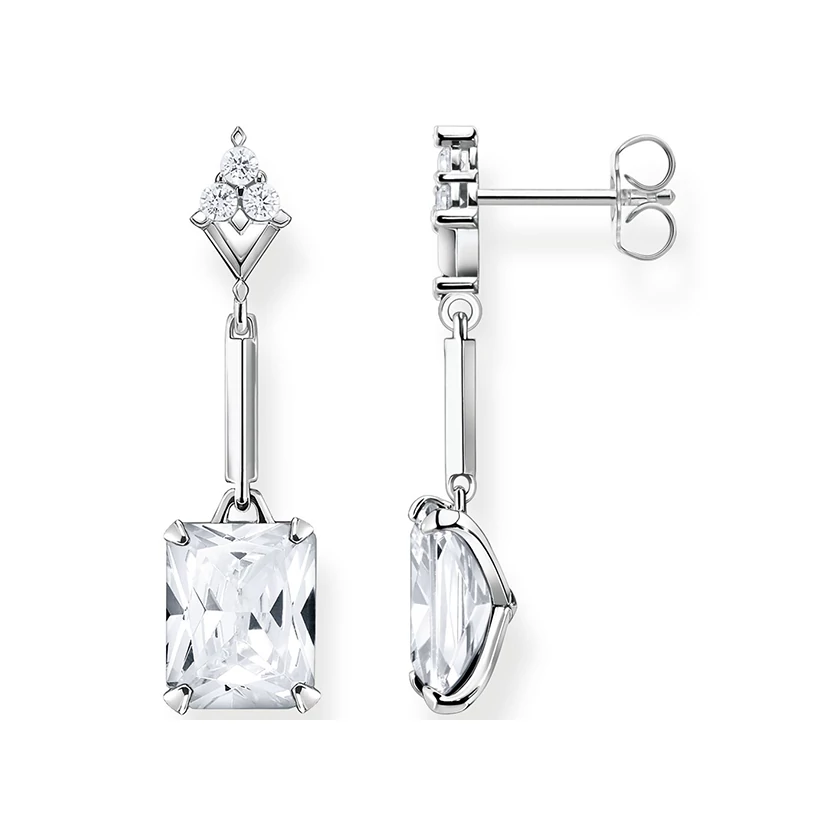 Thomas Sabo fehér köves fülbevaló - H2177-051-14