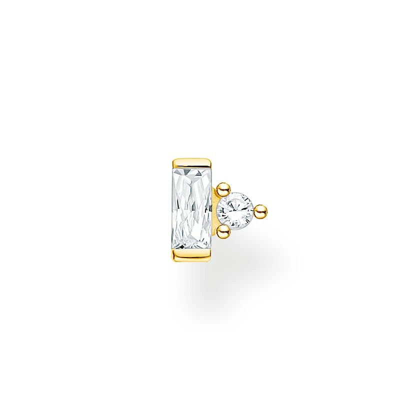 Thomas Sabo cirkónia díszes sárga arany fél pár fülbevaló - H2186-414-14