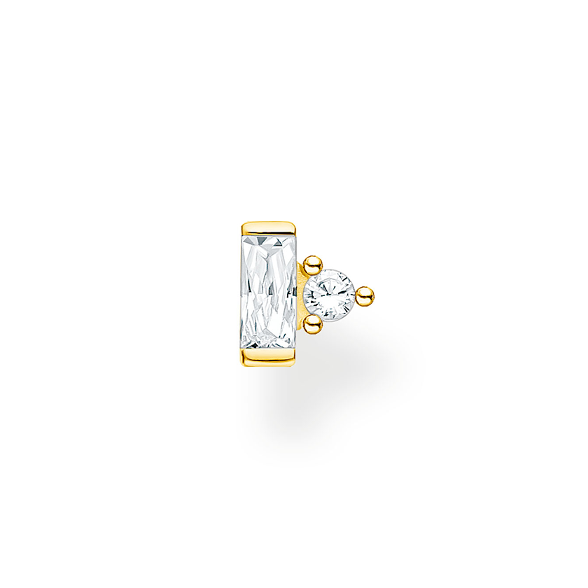 Thomas Sabo cirkónia díszes sárga arany fél pár fülbevaló - H2186-414-14