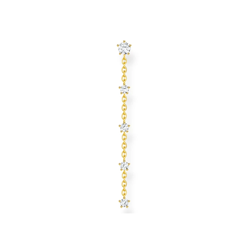 Thomas Sabo cirkónia díszes sárga arany fél pár fülbevaló - H2194-414-14