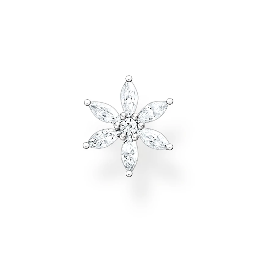 Thomas Sabo ezüst virág fél pár fülbevaló - H2196-051-14