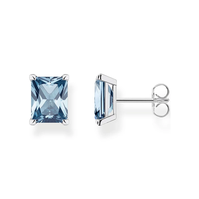 Thomas Sabo fülbevaló kék kővel - H2201-009-1