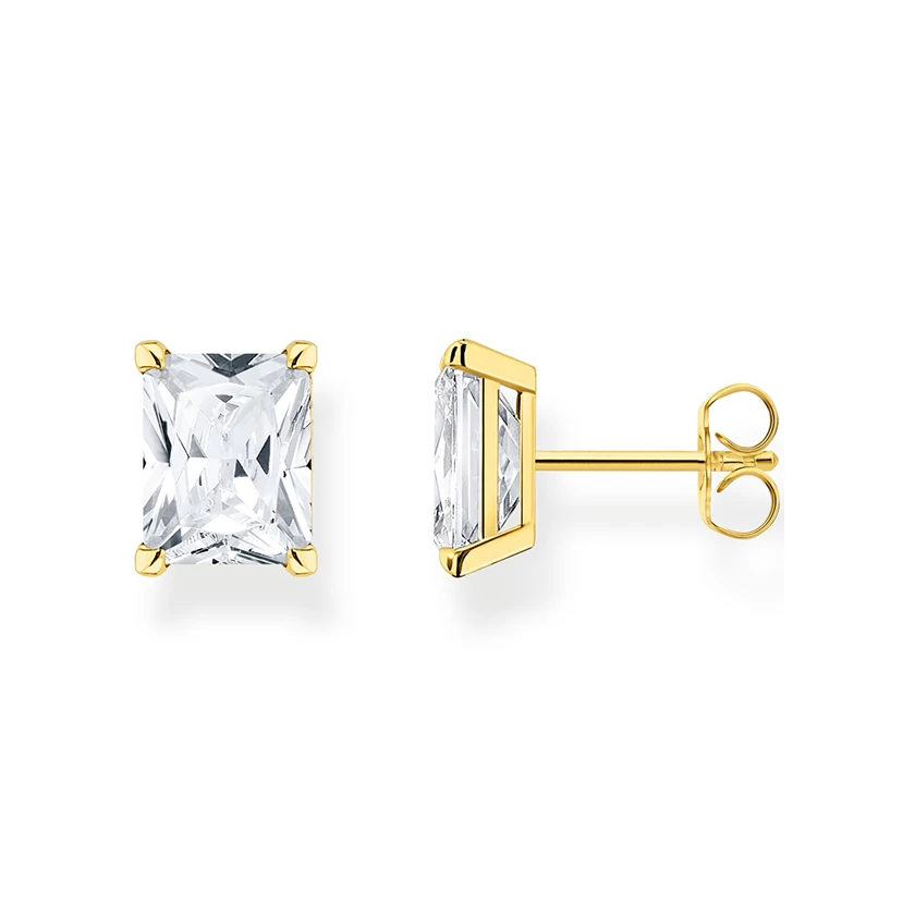 Thomas Sabo fülbevaló fehér kővel - H2201-414-14