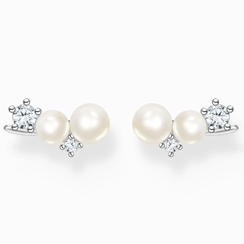Thomas Sabo gyöngyös ezüst fülbevaló - H2211-167-14