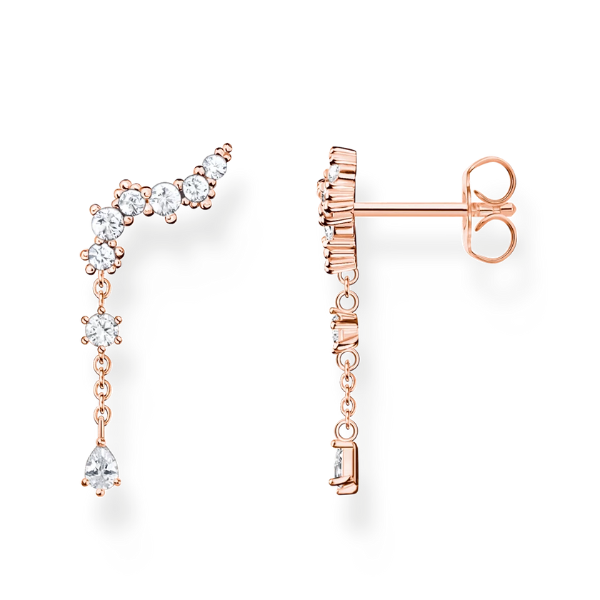 Thomas Sabo rozé jégkristály fülbevaló - H2254-416-14