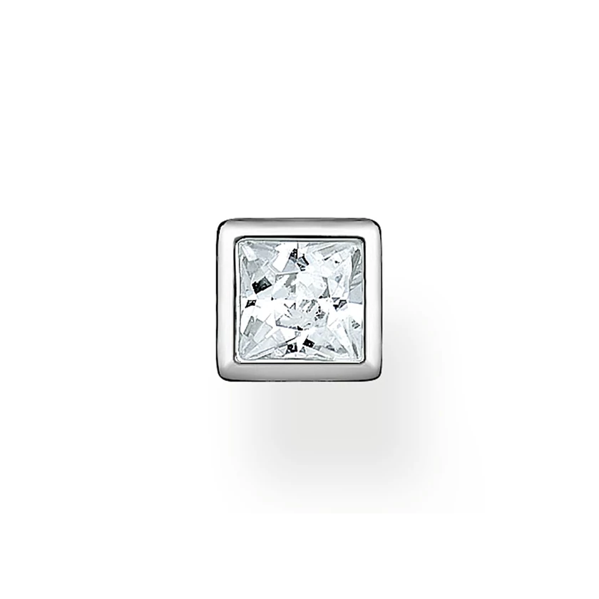 Thomas Sabo félpár fülbevaló fehér kővel - H2256-051-14