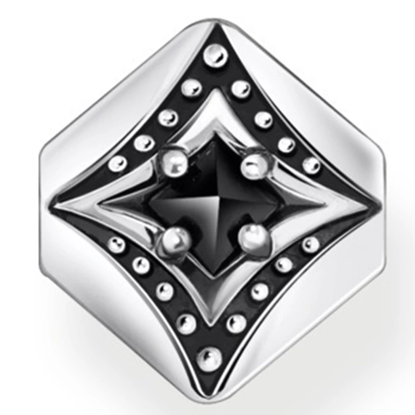 Thomas Sabo Fekete mintás fél pár fülbevaló - H2283-643-11