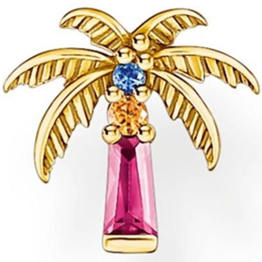 Thomas Sabo színes pálmafa fél pár fülbevaló - H2285-488-7
